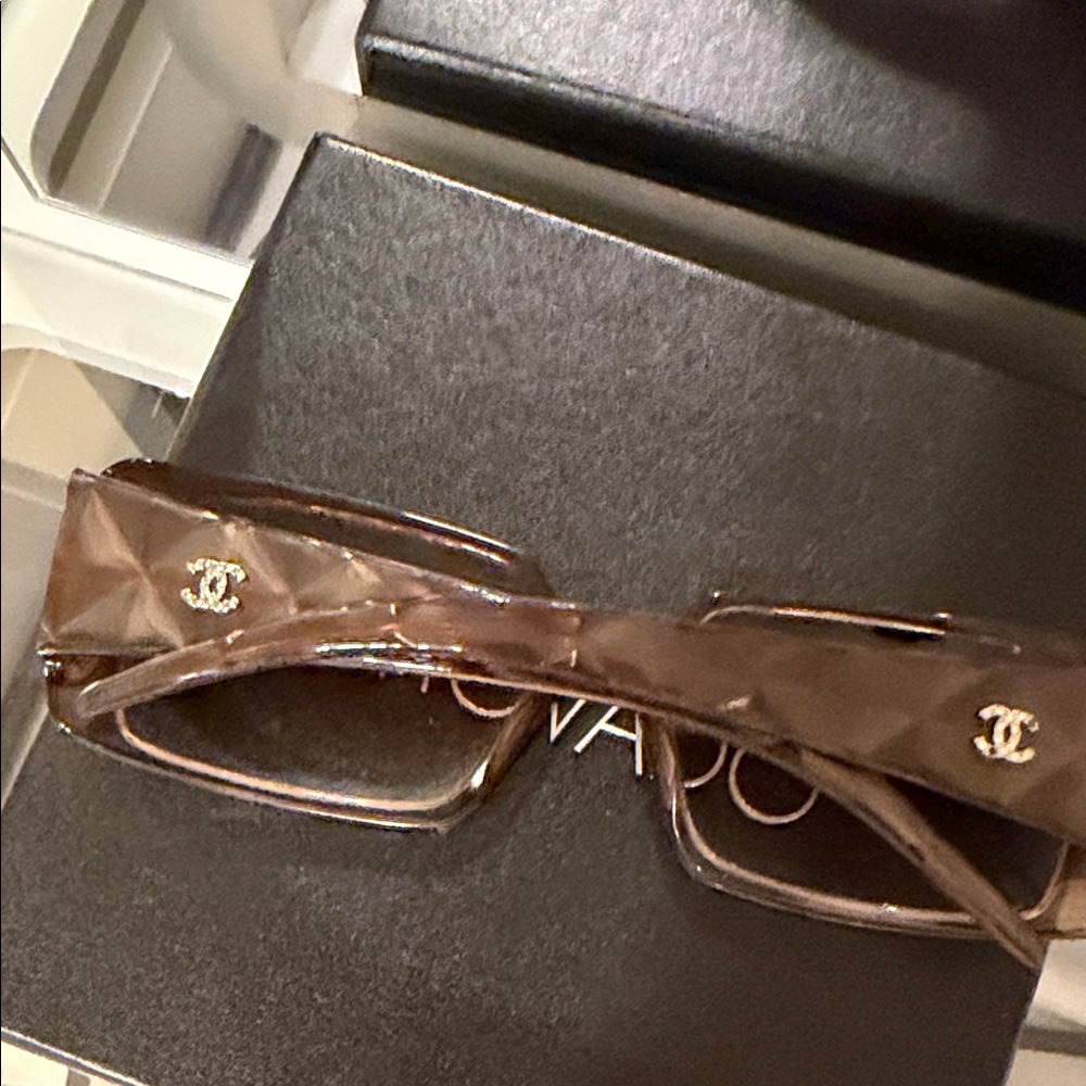 CHANEL Women's Sunglasses in Chic Brown - Picture 3 of 3